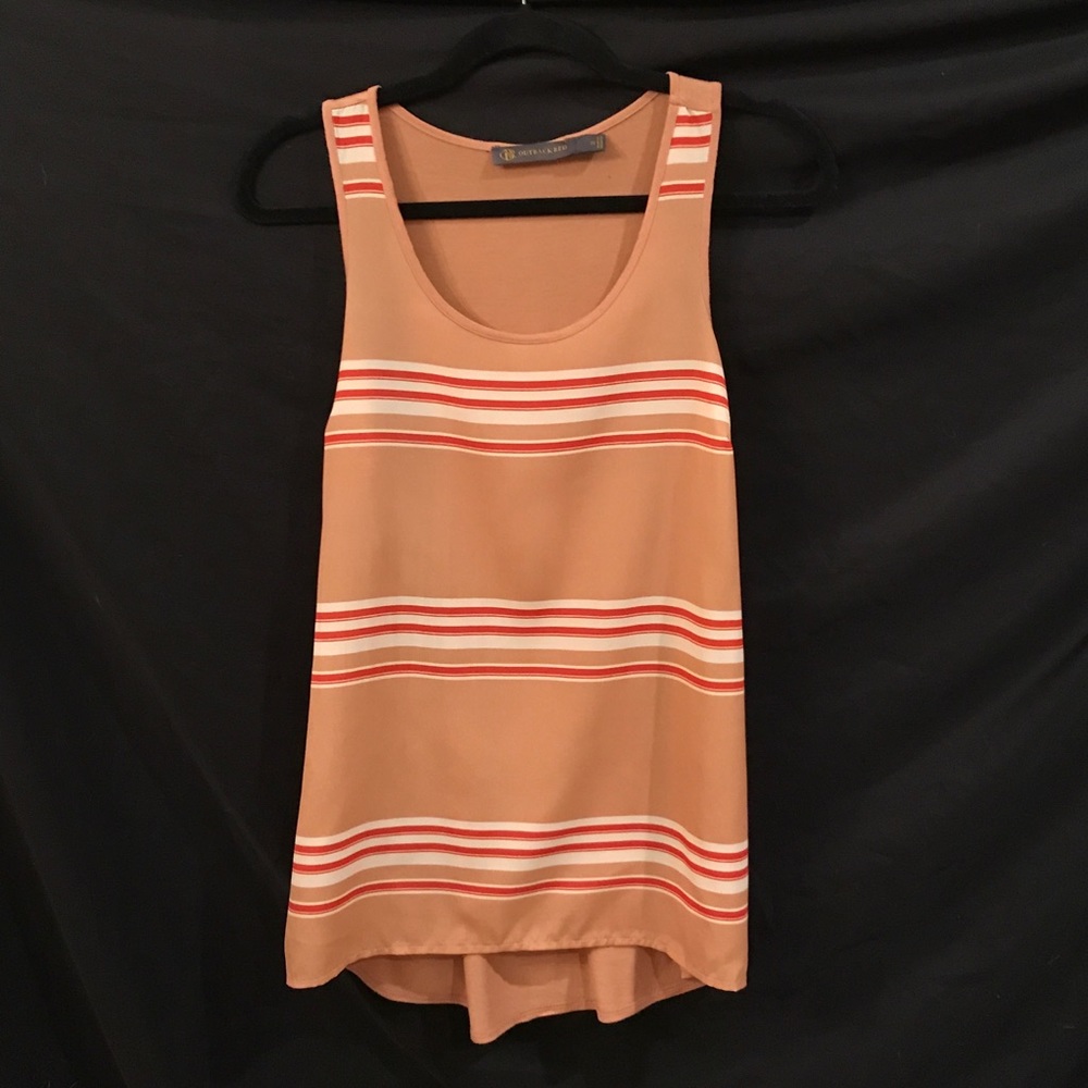 Outback Red | Striped Tank